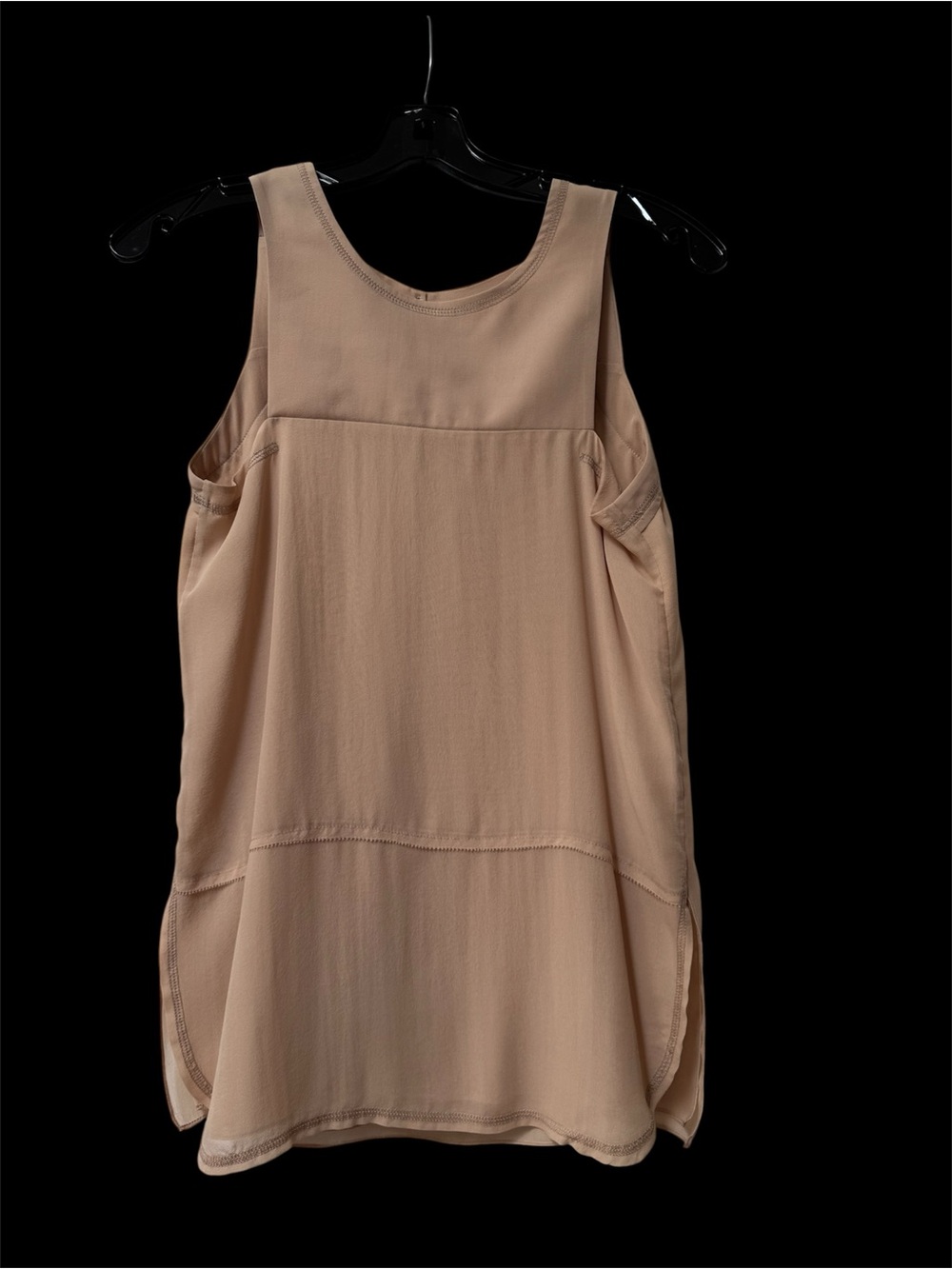 Schumacher Silk Tank Top in Light Beige